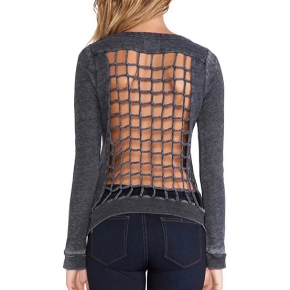 Chaser Top Long Sleeve Open Knot Back Large - Picture 3 of 5